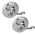 Polished Towel Hooks Antique  2 Pack Coat Robe Hook Heavy Duty Bathroom Chrome