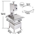 Vevor 2200w Commercial Electric Meat Bandsaw Stainless Steel Bone Sawing Machine