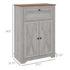 Kitchen Cart Kitchen Storage Cabinet Sideboard Light Gray