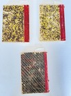 Antique Post Civil War Era  bank Ledgers Lot Of 3 Union Soldiers New York