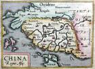 China Regio Asie  C1590 By Abraham Ortelius Genuine Original Engraved Map
