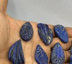 Antique Ancient Near Eastern Old Natural Lapis Lazuli Stone Flower