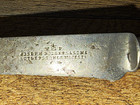 Antique Joseph Rodgers   Sons Sheffield Butcher Knife Vr Victorian Wood Handle