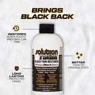 Black Plastic   Vinyl Trim Restorer - Use For Car And Truck Detailing  No Wet Lo