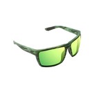 Bajio Stiltsville Green Stripe Matte   Mirror Glass Sunglasses