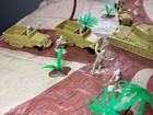 Vintage Marx Tan Desert Fox Vehicle Set 