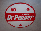Vintage Drink Dr Pepper 10 2   4  Porcelain Metal 11 3 4  Soda Gasoline Oil Sign