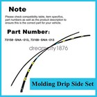 Molding L r Drip Side Set 73168-sna-013 73158-sna-013 For Honda Civic Hybrid