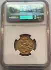 Australian 1916 P Sovereign  Gold  Ngc Ms 62