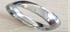 High Polish Shiny 4 Mm Stainless Steel Wedding Band Ring Men Women Size 9