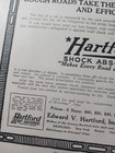 1918 Print Ad Edward Hartford Inc Jersey City Nj Shock Absorber Auto Jack Autos