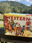 Vintage 1970 Ideal Western Town Vinyl Playset Case     Vintage Toy