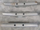 Vintage Aluminum Boat Dock Cleats 7 5  Rope Tie-down Lot Of 3