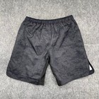 Hayabusa Mma Fight Shorts Mens Xl Black Grey Hex Camo Grappling Training Bjj
