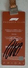Kimi Antonelli Signed Fp1 Debut Crash - 2024 Italian F1 Grand Prix Pass Ticket