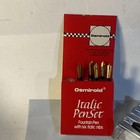 Osmiroid Italic 2  65 Fountain Pens W 7 Nibs Vintage