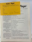 Vintage  Guitar Player Magazine - Volume 1 Number 3 - October 1967 - Rare - Vg