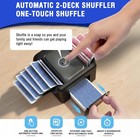 Automatic Card Shuffler Dealer 1-2 Deck Rechargeable Poker Uno Card Games
