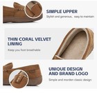 Size 9 Men s Moccasin House Slippers Memory Foam In outdoor Breathable Loafers
