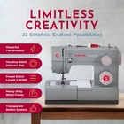 Singer Heavy Duty Sewing Machine W  110 Applications And Accessories  open Box 