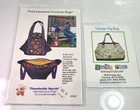 Lot Of 5 Sewing Patterns For Fabric Bags Wallet June Colburn Quilt Plus   More