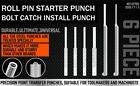 6pc Roll Pin Starter   Bolt Catch Install Punch Set 1 16  5 64  3 32  1 8  5 32 
