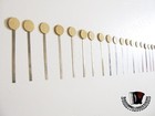 Set Of 24 Accordion Reed Leather Valve Boosters 49x1 50  mm 