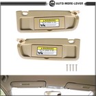 Right   Left Tan Sun Visor For 2006 2007 2008 2009 2010 2011 Honda Civic
