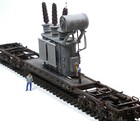 1 87 Scale Heavy Duty Flatcar Model Custom Painted   Weathered Ho Scale