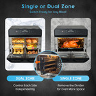 Kocinaider 24qt Dual Zone Air Fryer Oven With Rotisserie