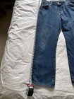 Levi s Men s Blue Denim Straight Leg Jeans Regular Fit Mid Rise Button Fly