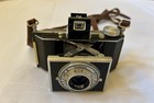 Vintage Kodak Bantam Folding Camera F4 5 Lens Art Deco With Leather Case Strap