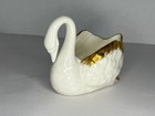 Lenox Swan Trinket Dish  100-86 Ivory Gold Usa Green Back Stamp C1906-1930