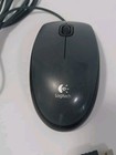 Logitech M100 Mouse - Corded Usb Mouse - Cleaned  Tested And Works