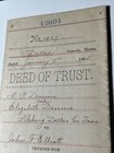 Antique 1895 Dallas Texas County Deed Of Trust M p  Dennis To Herbert Price