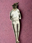 Full Figure Gold Miner 5 2  Gilt Sterling Souvenir Spoon Townsend Montana 15g