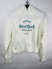 Women s Hard Rock Cafe Tampa Pullover Hoodie Size Large Off White Ivory