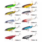 10pack Fishing Lures Whopper Plopper Topwater Bass Bait Floating Rotating Tail