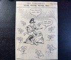 1942 Hitler Nazi Germany Wwii World War 2 Ii Cincinnati Ohio Newspaper Cartoon