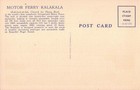 Motor Ferry Boat Kalakala Puget Sound Washington Postcard M439