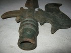 Antique Medieval Cast Iron Gate Spear Top Sword Knife Blade Gothic Art Fineal