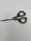 Sterling Silver Sewing Scissors Antique Vintage