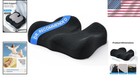 Large Ergonomic Memory Foam Seat Cushion For Sciatica   Back Pain Relief - 19x17