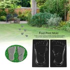 Foot Print Mold Concrete Stone Paving Maker Garden Path Mould