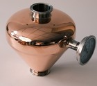 2 Inch Tri Clamp Copper Distillation Helmet - Distilling Reflux - W  Thermometer