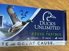 Busch Light Ducks Unlimited Banner 60x20 Hunting Beer Banner Rare Mancavedecor