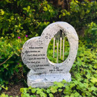 Resin Pet Memorial Stone     Indoor Outdoor Garden Tribute For Dog Or Cat Loss