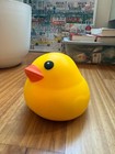 Squeeezy Jumbo Yellow Rubber Duck Squishy Stress Toy Squeeze Ball New With Tag