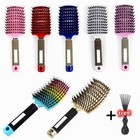 Detangling Hair Brush Anti Static Curly Wet Hair Massage Styling Comb Salon Tool