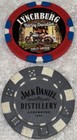 2x Tennessee Poker Chips  Lynchburg Harley Davidson   Jack Daniel   s Distillery 
